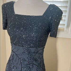 Elegant Black Sequin Dress
